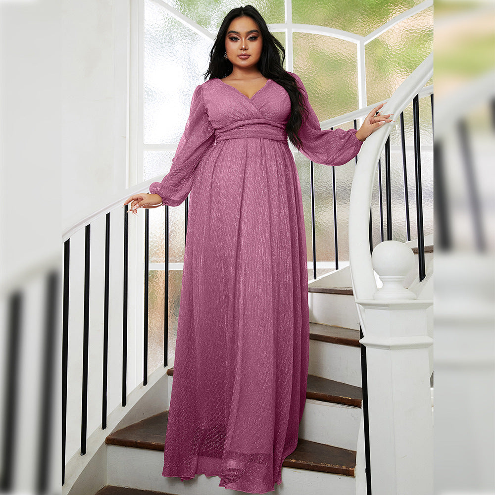 Women Long Light Luxury Evening Dress