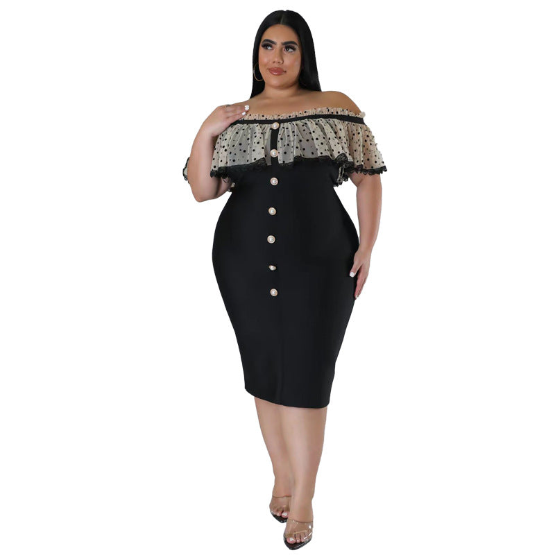 Plus Size Women Clothes Summer Shawl Dress