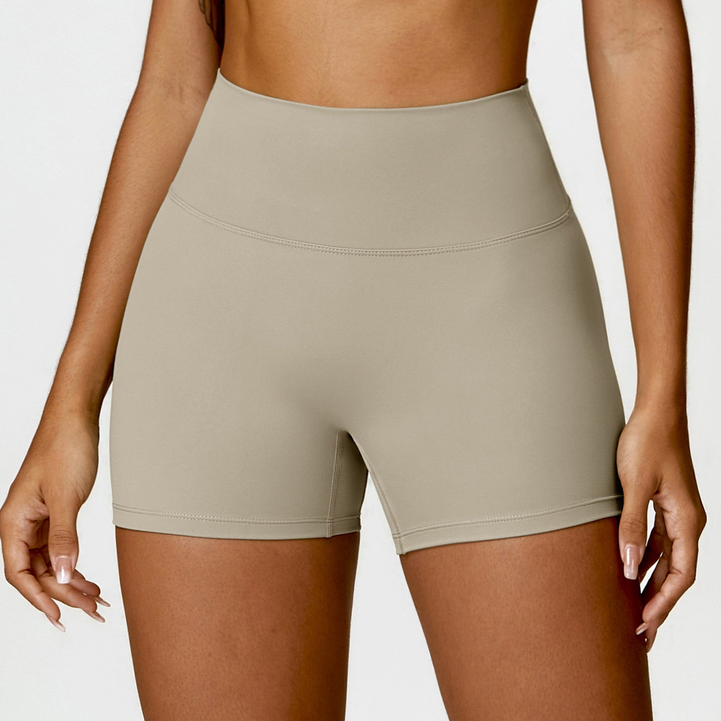 High Waist Belly Contracting fit Sports Shorts