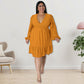 Plus Size Women Clothes Jacquard Striped Dress Source