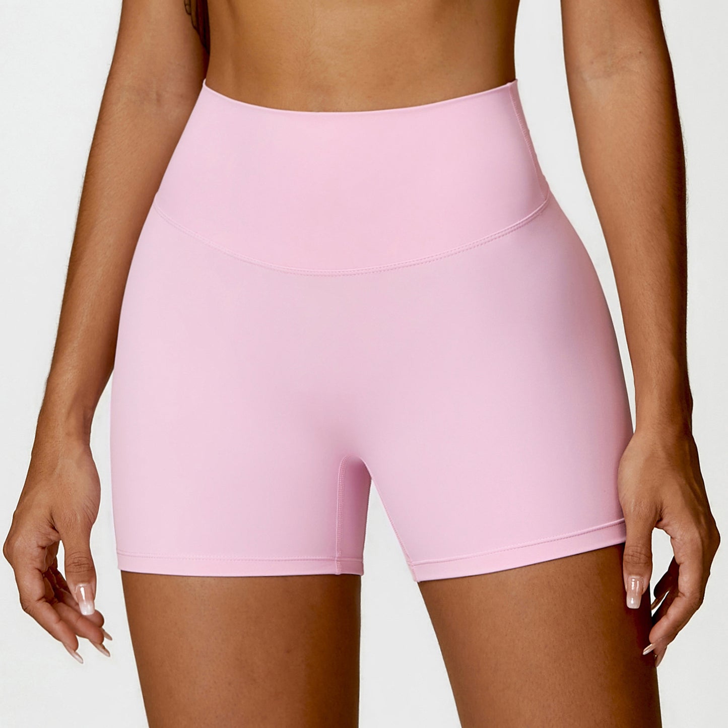 High Waist Belly Contracting fit Sports Shorts