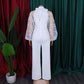 Long Sleeve Slim Fit Casual Straight Jumpsuit