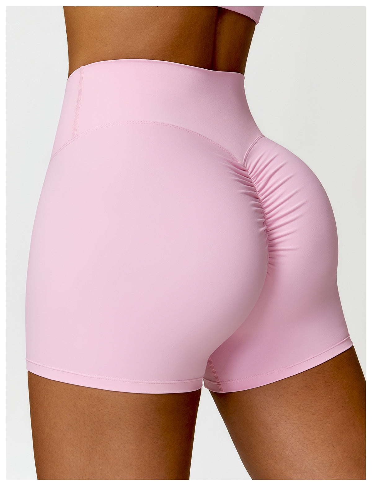 High Waist Belly Contracting fit Sports Shorts