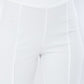 Front-line Flared Leg Design Solid Pants