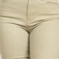 Frayed Bell Bottom Colored Denim Jeans