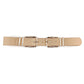 Double Sided Metal Smooth Buckle Belt