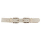 Double Sided Metal Smooth Buckle Belt