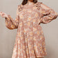 Floral Printed Babydoll Dress
