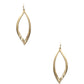 Metal Teardrop Dangle Earring