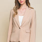 Single Button Closures Vertigo Blazer