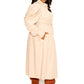 Puff Sleeve Trench Jacket Dress