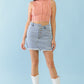 Dark Peach Ribbed Inside-out Sleeveless Mock Neck Crop Top