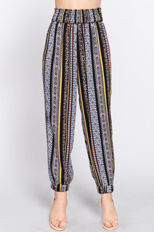 Printed Jogger Pants