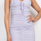 Front Ruched Mini Dress