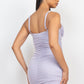 Front Ruched Mini Dress