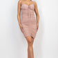 Front Ruched Mini Dress