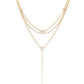 Dainty Metal Y Shape Necklace
