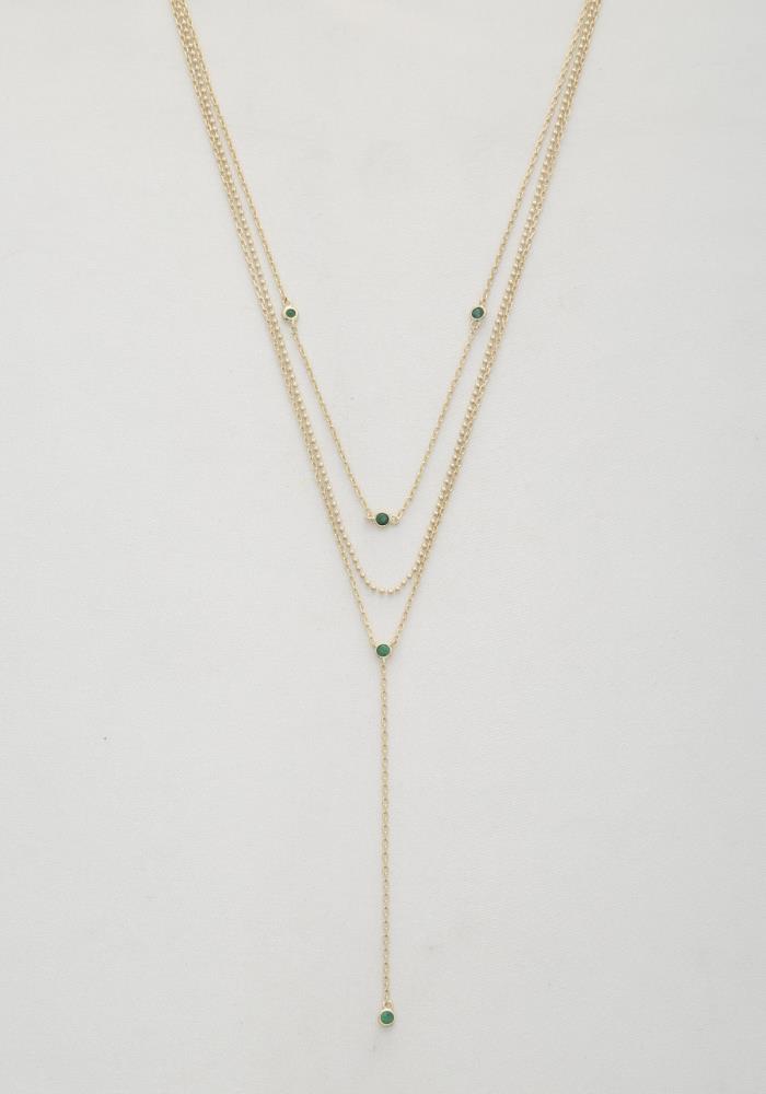 Dainty Metal Y Shape Necklace