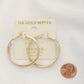 Double Hoop 14k Gold Dipped Earring