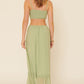 A Sheer, Chiffon Floral Lace Maxi Dress