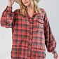 Mineral Washed Plaid Shirt