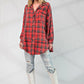 Mineral Washed Plaid Shirt