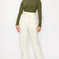 High-rise Belted Paperbag Pants