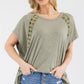Light Green Subtle Details Top