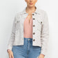 Plaid Button-down Tweed Jacket