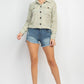 Plaid Button-down Tweed Jacket