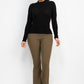 Mock Neck Long Sleeve Top