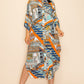 Printed Shirt Dress