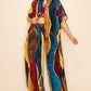 Printed Wide Pants Set