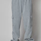 Fleece Lined Cargo Sweat Jogger Pants