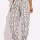 Snake Skin Printed Style Cargo Pants
