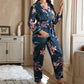 Cardigan Lace up Nightgown Pajama