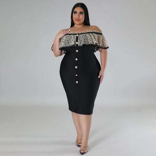 Plus Size Women Clothes Summer Shawl Dress