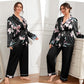 Cardigan Lace up Nightgown Pajama