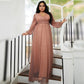 Women Long Light Luxury Evening Dress